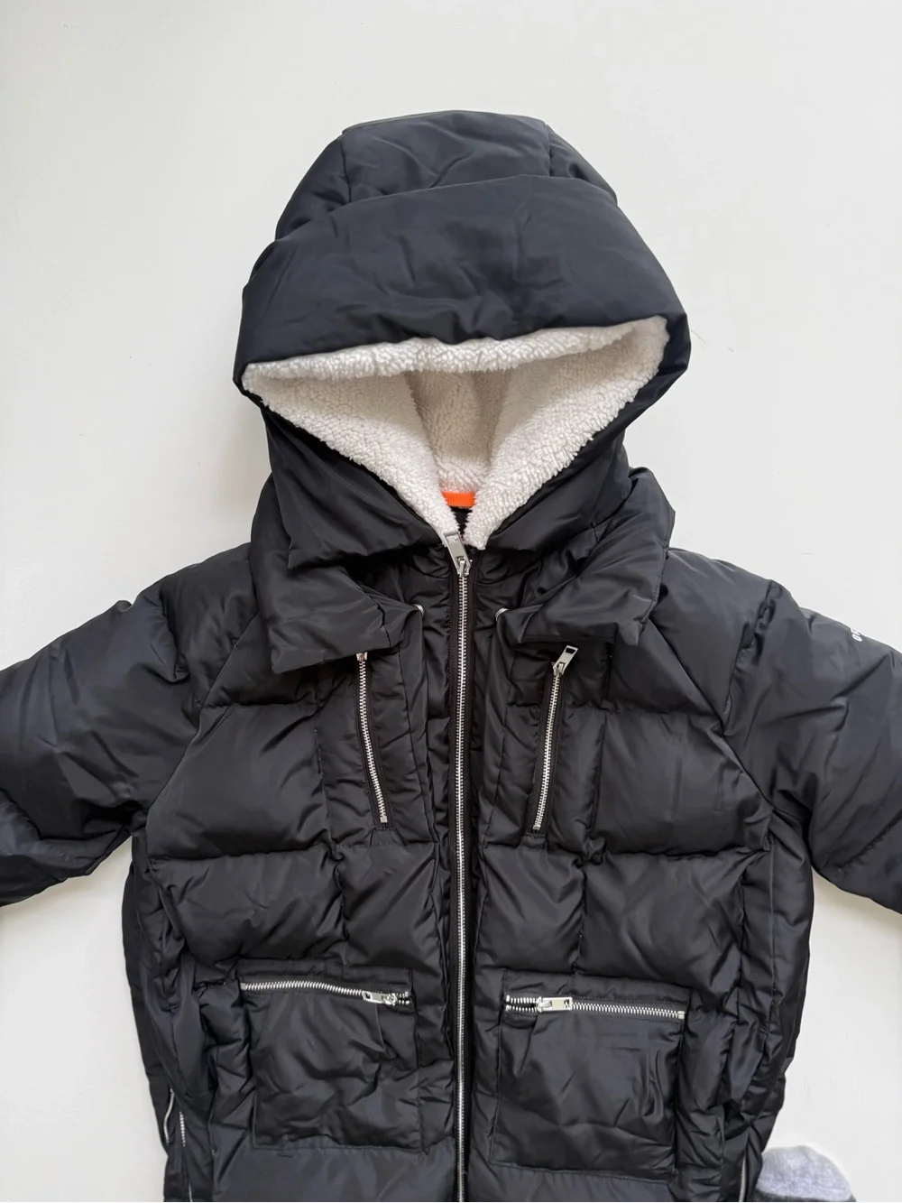 Orolay Thickened Hooded Down Coat Black Size 11/12